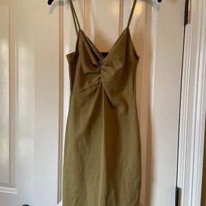 Olive green dress